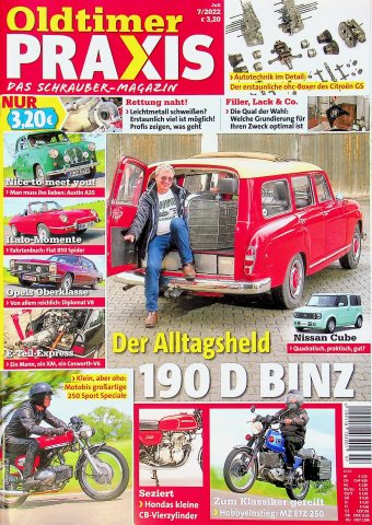 Deckblatt Oldtimer Praxis (07/2022)